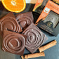Cornwall's Chocolate Cove plant based, soya, palm oil, cane sugar and gluten free, organic raw chocolate. Orange & Cinnamon