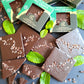 Cornwall's Chocolate Cove plant based, soya, palm oil, cane sugar and gluten free, organic raw chocolate. Mint Crunch